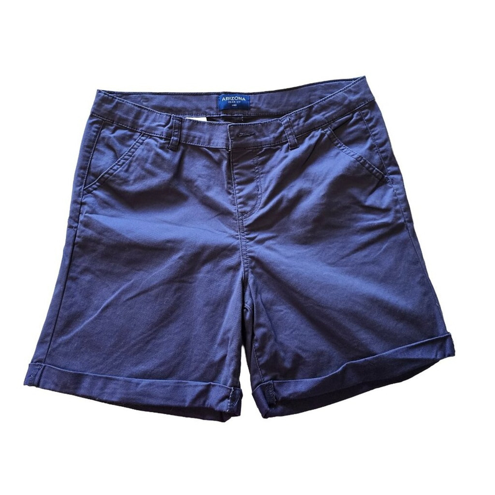 NWOT‎ Arizona Junior's Size 18 1/2 Blue Khaki Shorts